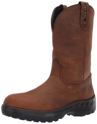 Dan Post Men Cummins 11&quot; Waterproof Leather Western Work Boots DP62504 S... - $148.50