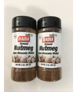 2 Jars Badia Nutmeg Ground Powder Spices Nuez Moscada Polvo Molida Koshe... - $13.86