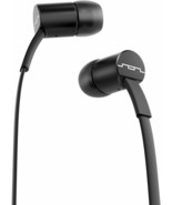 Button In-Ear Headphones, Android Compatible, Tangle Free Cable - Black - £23.28 GBP