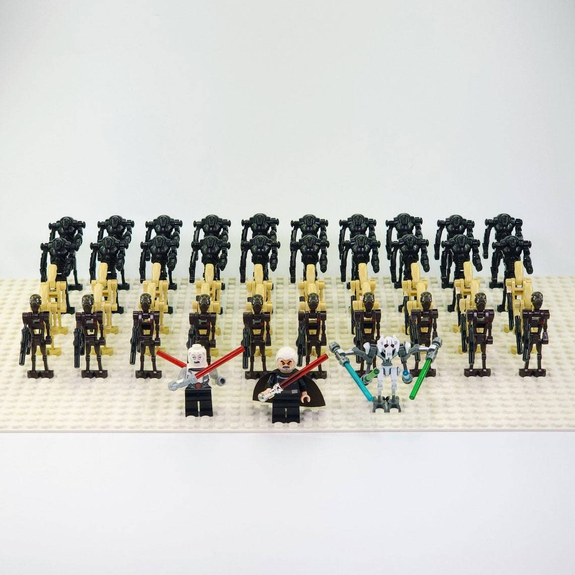 43pcs Star Wars Separatist Droid Army Minifigure Battle Droid Commando Block Toy