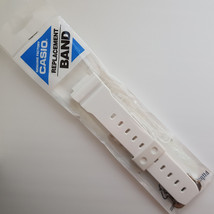 Watch Band 16mm White Rubber Strap Casio DW-6900CS-7 DW-6900PL-7 G-6900EW-7 - £59.62 GBP