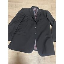 Ted Baker London Modern Fit Black Wool Blazer Jacket Size 46R Bottle Print - $56.43