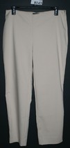 Ellen Tracy Beige Size 10 Pants Zipper Button Front #8143 - £4.27 GBP