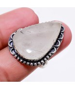 Black Rutile Pear Shape Gemstone Handmade Fashion Gift Ring Jewelry 7.50... - £3.90 GBP