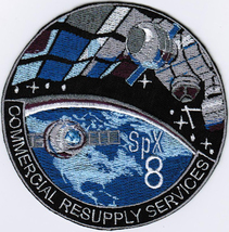 ISS Expedition 47 Dragon SPX-8 Nasa International Space Badge Embroidere... - $19.99+