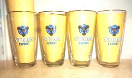 4 Stern Export Essen German Beer Glasses - £9.93 GBP