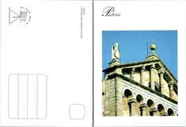 Italy Tuscany Pistoia Detail of the Cathedral of San Zeno Vintage Postcard - £7.35 GBP