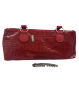 Insulated Pink Wine Bottle Purse Clutch with Corkscrew - $22.62 CAD
