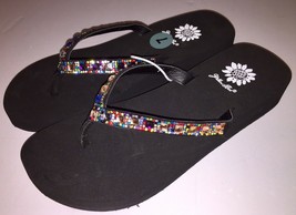 Yellow Box Womens Saydee Jeweled Rhinestone Multi Sparkle Flip Flop Sand... - £25.60 GBP