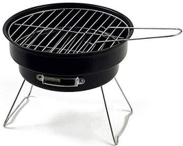 Round Shape Barbeque/Portable Charcoal Barbecue Table Camping Outdoor Ga... - £32.10 GBP