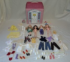 1979 Ginny Carry Case w/ 4 Ginny Dolls + Clothes + Shoes &amp; Accessories - £32.14 GBP