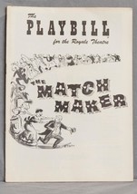 Vintage Playbill The Match Maker Royale Theatre July 16 1956 drt - £37.08 GBP