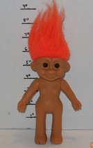 Vintage My Lucky Russ Berrie Troll 9&quot; Doll Orange Hair - $19.21