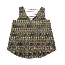 Forever 21 Shirt Women S Multicolor Geometric Lightweight Sleeveless Top - $18.69