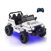 12V Kids Ride-on Jeep Car with 2.4 G Remote Control-White - Color: White - £199.27 GBP