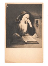 Painting Nicolas Maes Old Lady Dozing Over Book National Gallery of Art Postcard - £3.15 GBP