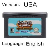 Harvest Moon Friends of Mineral Town GBA Game Boy Advance English Video Game USA - £9.58 GBP