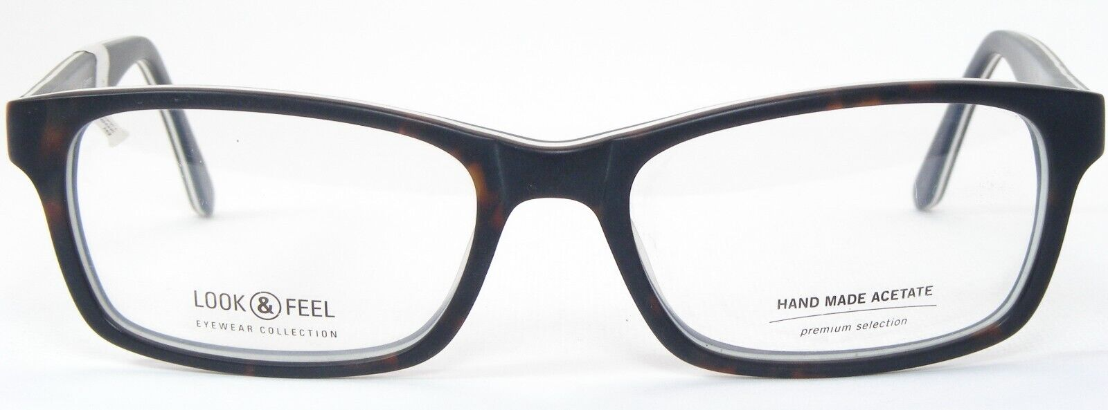 LOOK &amp; FEEL Bi 6123-12 Opaco Tartaruga/Bianco/Beige Blu Occhiali 54-17-1... - $86.21
