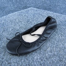 Ruby &amp; Bloom Girls Ballet Shoes Black Synthetic Slip On Size T 10 Medium - £17.01 GBP