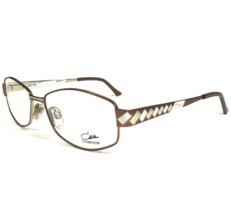 Cazal Eyeglasses Frames MOD.1256 COL.003 Brown Gold Silver Pattern 52-15... - £146.58 GBP
