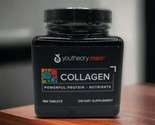 Youtheory Collagen Dietary Supplement Mens 160 Tablets Vitamin C EXP 1/2... - $17.63