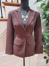 Moda International Women&#39;s Polyester Long Sleeve Single Breasted Jacket Blazer 2 - £29.89 GBP