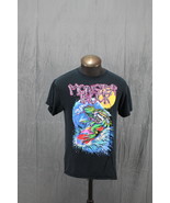 Retro Band Shirt - Monster Truck Surfing Iguana Graphic - Men&#39;s Medium - $53.48 CAD
