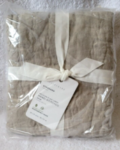 Pottery Barn Belgian Flax Linen HAND-STITCHED Pillow Sham Standard Nwt #P431 - £34.40 GBP