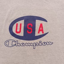 Champion Authentic USA RN#15763 Men's Gray Cotton Blend T-Shirt Size Small image 3