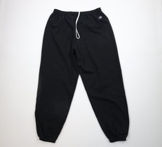 Vintage Champion Mens 2XL XXL Faded Heavyweight Cuffed Sweatpants Joggers Black - $49.45