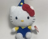TY Beanie Babies Hello Kitty Sanrio Birthday Hat Stuffed Animal Plush 7.... - $13.76