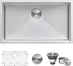 Ruvati 32-Inch Undermount 16 Gauge Tight Radius Kitchen Sink Stainless Steel - $343.99