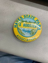 Vintage Pin 2.25” PINBACK BUTTON Hayes State Park Booster Association MN - $14.99