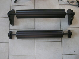 NEW LOT of 2 Tension Web Laminating Roller Aluminum 21&quot; OAL roller x 4&quot; Dia - $6,704.94 MXN