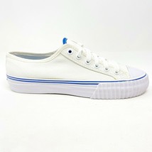 PF Flyer Center Lo Reiss White Blue Womens Retro Casual Sneakers PM12OL1F - $842.67 MXN
