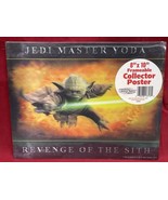 Star Wars Jedi Master Yoda 8X10 3D Poster Lucasfilm 2006 Rare Factory Se... - $28,206.37 MXN