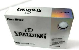 24 Spalding Golf Balls White 85 Compression Distance Brand New Pure Speed - £30.38 GBP