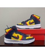  NEW Dunk High Up Nike Women&#39;s Sz 7.5 Varsity Maize /Midnight Navy DH371... - $2,822.61 MXN