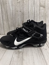 Size 10.5 Men Nike Force Trout 8 Keystone Baseball Cleats Black/White CZ... - $49.51
