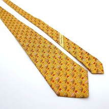 Salvatore Ferragamo Mens Italian Necktie Accessory Office Work Casual Dad Gift - £73.99 GBP