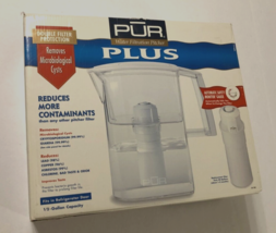 Pur Plus Drinking Water Filtration Pitcher 1/2 Gallon Filter CR-740 Open Box - £8.50 GBP