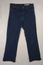NYDJ Women&#39;s Petite Jeans Straight Cut 6P MADE IN USA 30x30 Dark Blue St... - $16.69