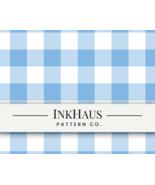 Light Blue Gingham Seamless Pattern – Baby Blue Plaid Digital Download - €5,14 EUR