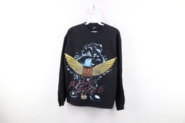 Vtg 90s Looney Tunes Mens S Faded Tazmanian Devil Motorcycle Long Sleeve... - £63.26 GBP