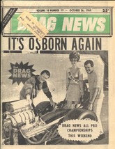 Drag News 10/19/1968-Its Osborn Again cover-1968 Drag News-Vol.14 #19-VF - £39.32 GBP