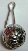 Silver Volleyball Ball Zipper Pull - 4pc/pack - $12.99