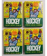 1990-91 Topps Hockey Lot of 4 (Four) Sealed Unopened Packs Gretzky-* &#39; - $20.07