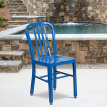 Blue Indoor-Outdoor Chair CH-61200-18-BL-GG - £69.78 GBP