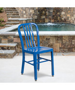Blue Indoor-Outdoor Chair CH-61200-18-BL-GG - $120.46 CAD