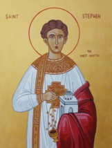 Orthodox icon of Saint Stephen the First Martyr - $200.00+